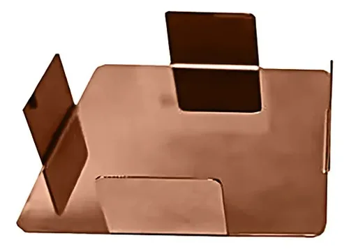 Servilletero Acero Inoxidable Cobre 10x10cm