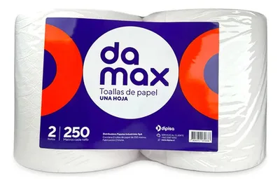 Toalla De Papel 250 Mts Hoja Simple
