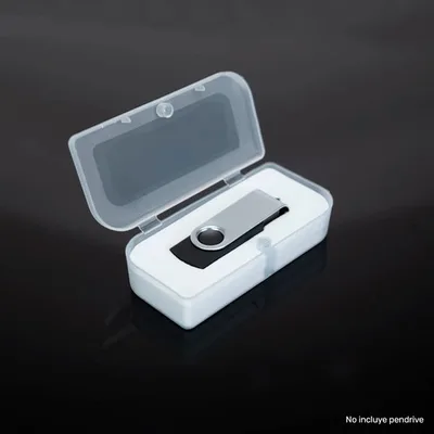 Estuche Para Pendrive Coral Claro