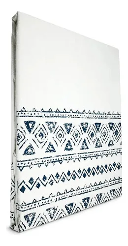 Mantel Rectangular Amelie Estampado Flores Azul