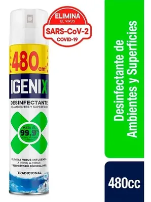 Desinfectante En Aerosol 480cc Igenix