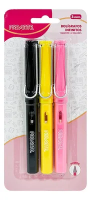 Set Bolígrafos Infinitos Multicolor Proarte Amarillo