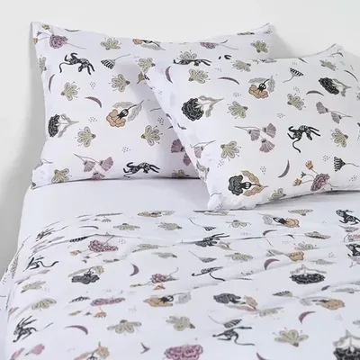 Set De Sábanas Estampadas 200 Hilos Algodón
