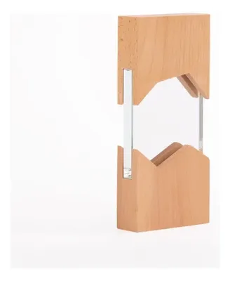 Trofeo Galvano Madera Cristal