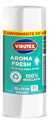 Bolsa De Basura Reciclada Blanca 50x55 Cm