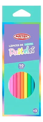 Lápices De Color Pastel Artel Set 10