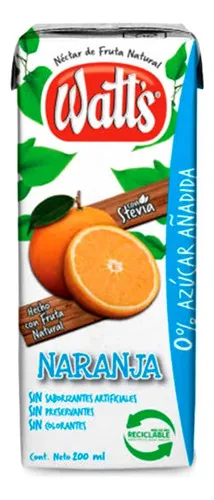 Néctar Naranja Light Bebida Refrescante