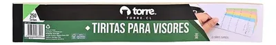 Tiritas Para Visores Multicolor Adhesivas Coral Claro