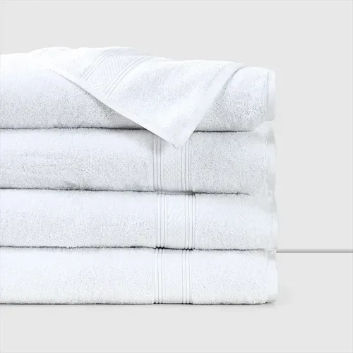 Toalla De Baño Algodón 100% Absorbente Blanco