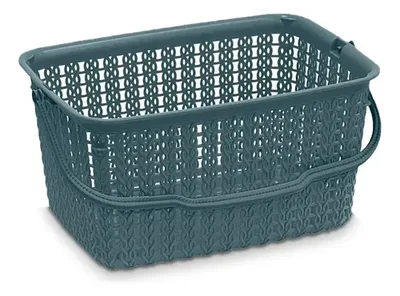 Canasta Organizadora Plástica Khipu 3.8l Coral Claro