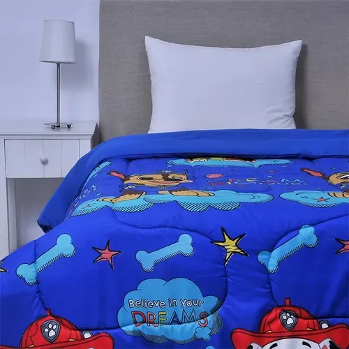 Plumón Microfibra Reversible 1.5 Plazas Infantil Coral Claro
