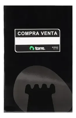 Libro Compra-venta Empastado 26 Hojas Torre