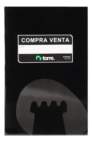 Libro Compra-venta Empastado 26 Hojas Torre