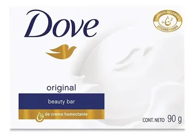 Jabón En Barra Blanco Humectante 90g