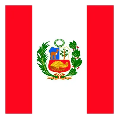 Bandera Perú 60x90cm Estampada Poliéster