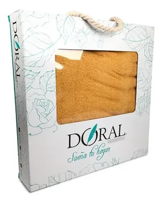 Set Toallas Algodón 100% Cara Y Baño Amarilla Amarillo