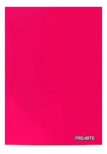 Carpeta Plastificada Con Gusano Proarte Coral Claro
