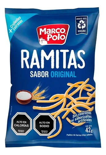 Ramitas Saladas Marco Polo 42g Snack