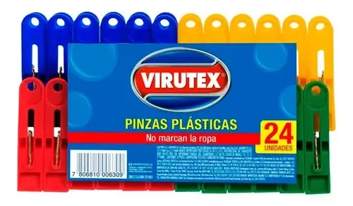 Pinzas Plástica Para Ropa Multiuso Hogar
