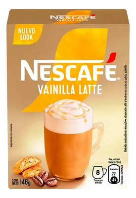 Café Mix Vainilla Latte Nescafé Instantáneo