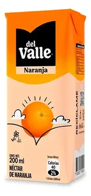 Néctar Del Valle Naranja Pack 6 Unidades 200ml