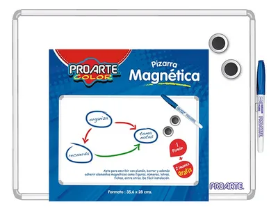 Pizarra Magnética Acrílica Proarte 35.6x28cm Blanco