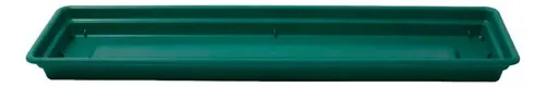 Plato De Maceta Rectangular Plástico Verde Verde