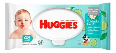 Toallas Húmedas Desechables Huggies 48 Unidades