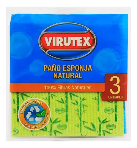 Paño Celulosa Natural Multiuso Absorbente
