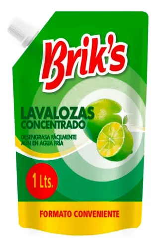 Lavalozas Concentrado Verde Limón 1l
