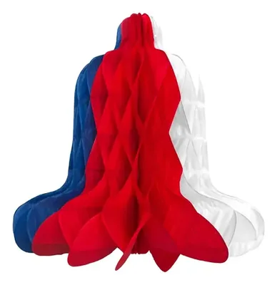 Campana Adorno Fiestas Patrias Tricolor Desarmable