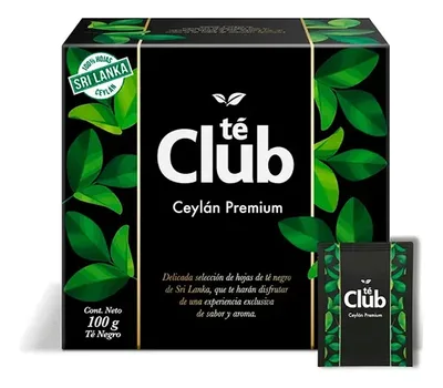 Té Premium Club 50 Bolsitas Caja