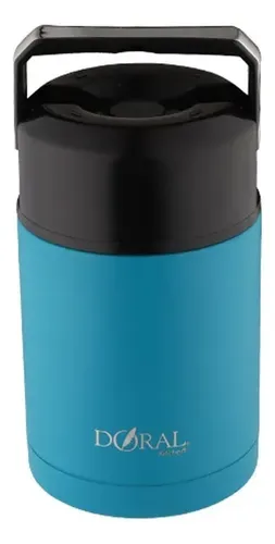 Termo Acero Inoxidable 1000ml Azul Manilla Azul