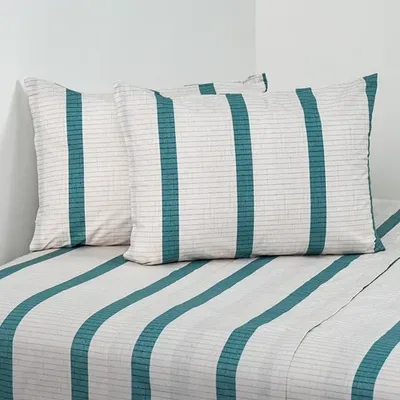 Set De Sábanas Estampadas 144 Hilos 2 Plazas Polycotton