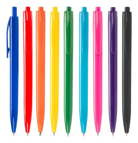 Bolígrafo Plástico Escritura Amarillo