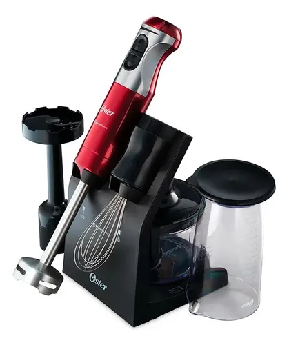 Batidora De Inmersión Stick Mixer Oster Rojo