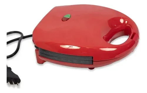 Sandwichera Eléctrica Antiadherente 750w Rojo