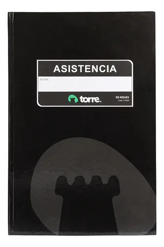Libro De Asistencia Empastado 50 Hojas