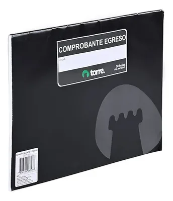 Comprobante De Egreso Torre 50 Hojas