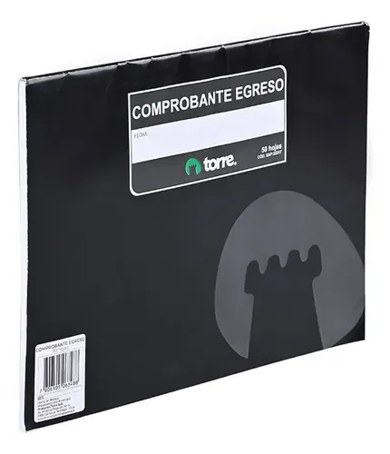 Comprobante De Egreso Torre 50 Hojas