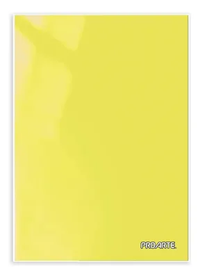 Carpeta Plastificada Escolar Amarilla Proarte Amarillo