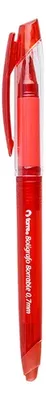 Bolígrafo Gel Borrable Rojo Marca Torre Amarillo