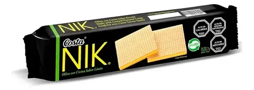 Galleta Nik Limón Sabor Cítrico Costa