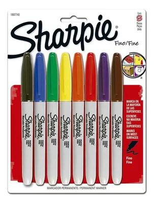 Marcador Punta Fina Sharpie Surtido Multicolor