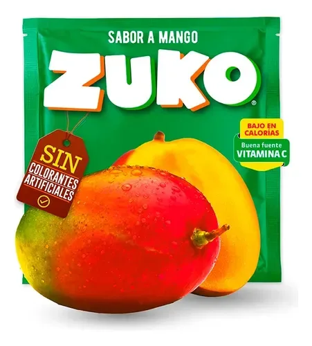 Jugo En Polvo Mango Zuko Bebida Instantánea