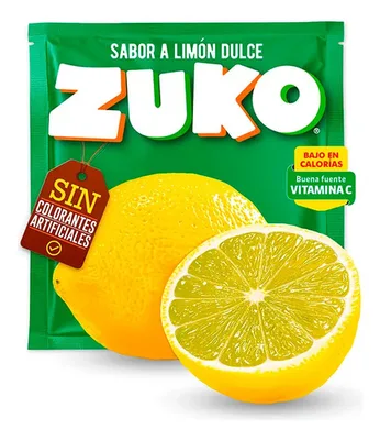 Jugo En Polvo Limón Dulce Zuko 15 Gr