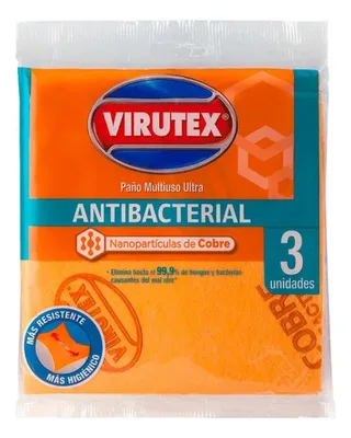 Paño Multiuso Cobre Antibacterial Virutex