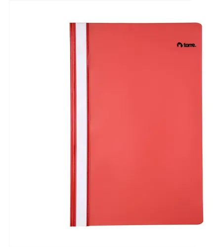 Carpeta Pvc Oficio Roja Torre Rojo