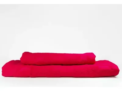 Set De Toallas Jacquard 100% Algodón Premium Fucsia