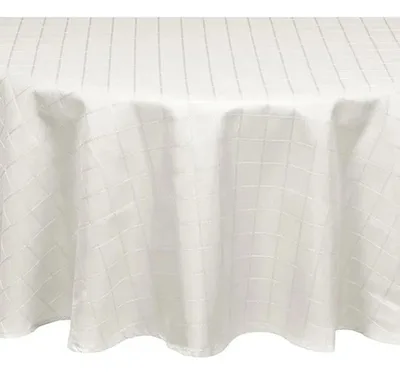 Mantel Redondo Poliéster 180cm Beige Beige